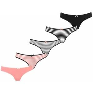Women’s Cotton Stretch Bikini Panty, 5-Pack Breathable, wedgie-free Women’s Hipster Brief