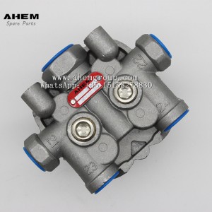 Truck trail brake valve four circuit protection valve knorr ae4158 ae4168 ae 4170 ae4428 ae4179 ae 4427 for iveco volvo benz daf