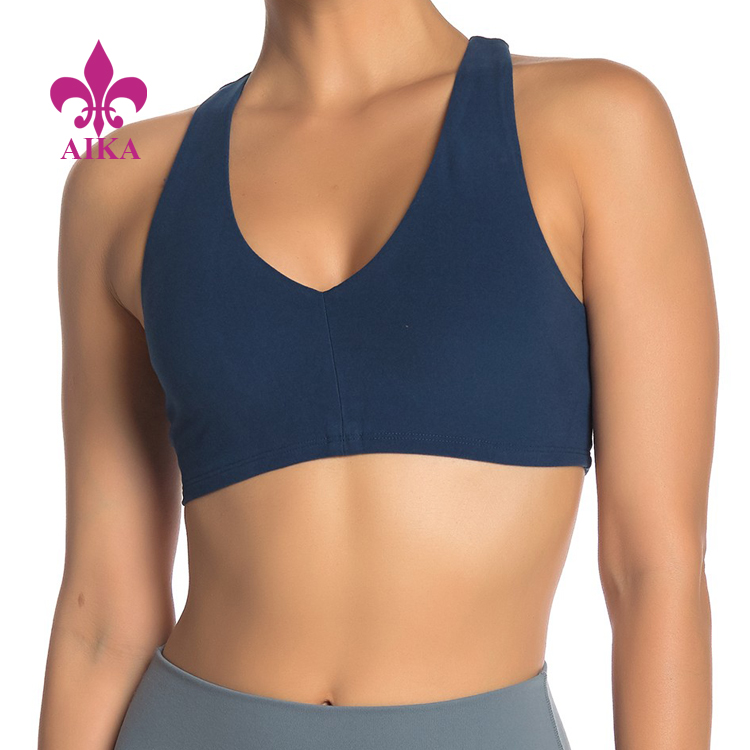 Women's Color Contrast Binding Push up Gym Bras Two-Piece Yoga Set - China  Sports Wear and Gym price