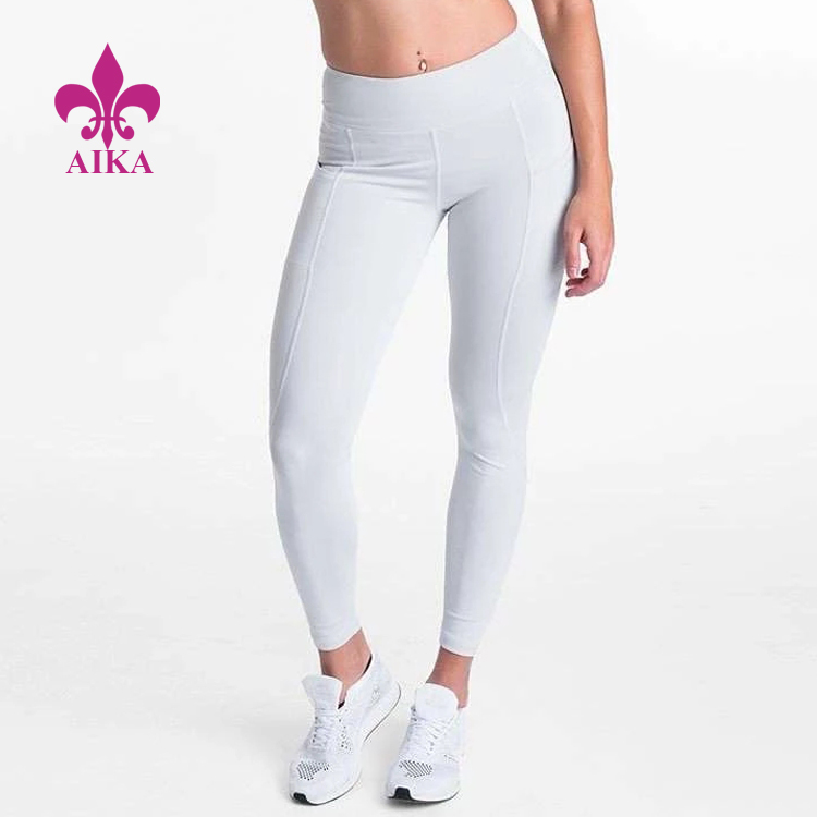 Mockup of White Compression Underwear on a Girl Working Out in a