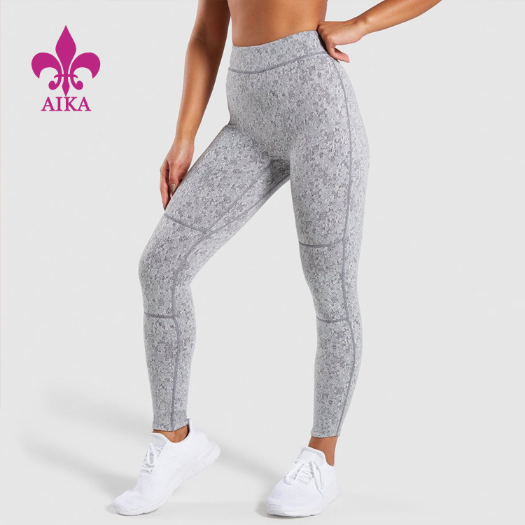 Factory OEM/ODM Athletic Clothes Cross Waist Gym Leggings for Women, Soft  Workout Running Casual Outfits Non See Through White V-Cut Ribbed Yoga Pants  - China Athletic Leggings and Womens Gym Leggings price