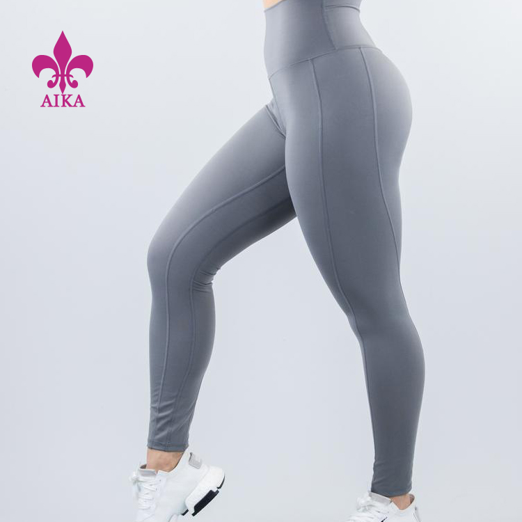 China Best quality Wholesale yoga tights custom fitness high waist bamboo  yoga pants for women factory and manufacturers