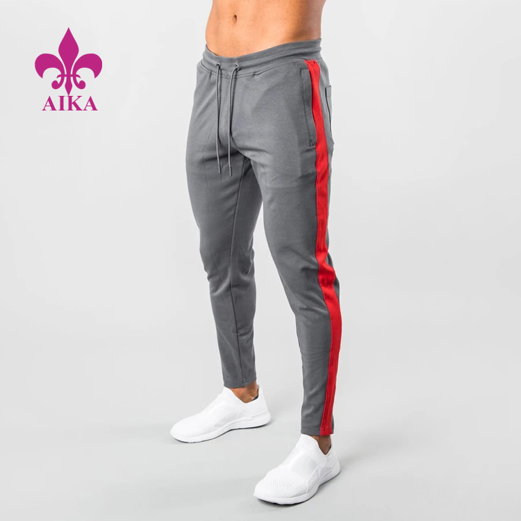 China OEM New Fashion Classic Design Casual Style Stripe Joggers Men Sports  Sweat Pants factory and manufacturers