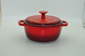 Good quality 4 Pcs Enamel Cookware Set - Enameled Cast Iron Casserole Ceramic Coating Pot Enameled Cast Iron Wok – Amy