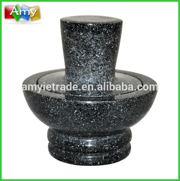 Short Lead Time for Cast Iron Enameled Cookware Set - SM704 new style granite stone mortar and pestle set – Amy