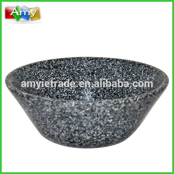 Super Purchasing for Outdoor Cookware Cast Iron - SM709 granite stone bowl, granite fruit bowl, granite water bowls – Amy