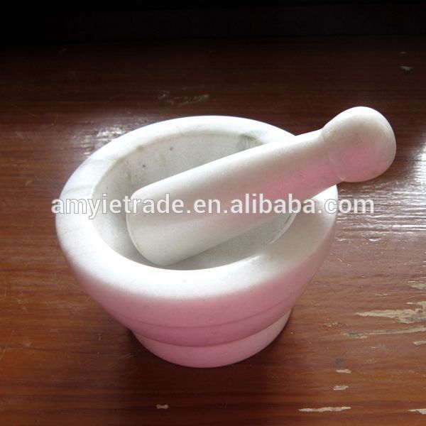 China Supplier Cast Iron Serving Pot - 2016 best seller white marble mortar and pestle – Amy