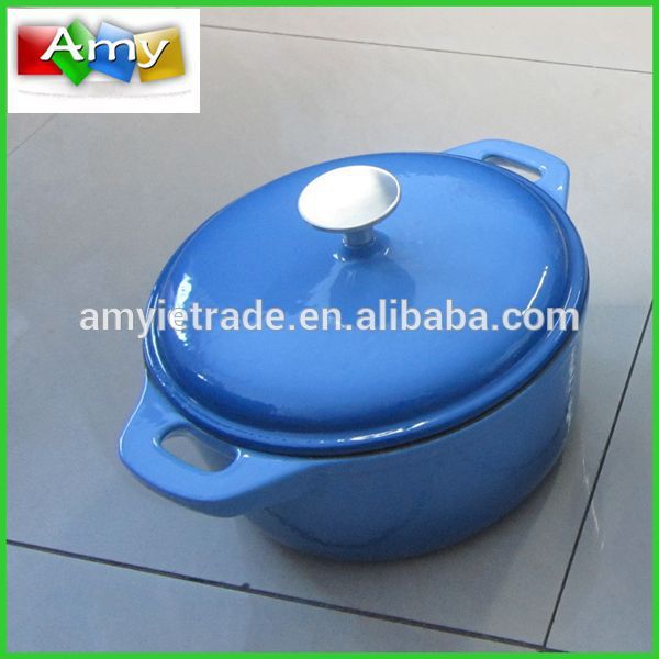 Leading Manufacturer for Cast Iron Fry Pan With Handle - enamel cast iron casserole – Amy