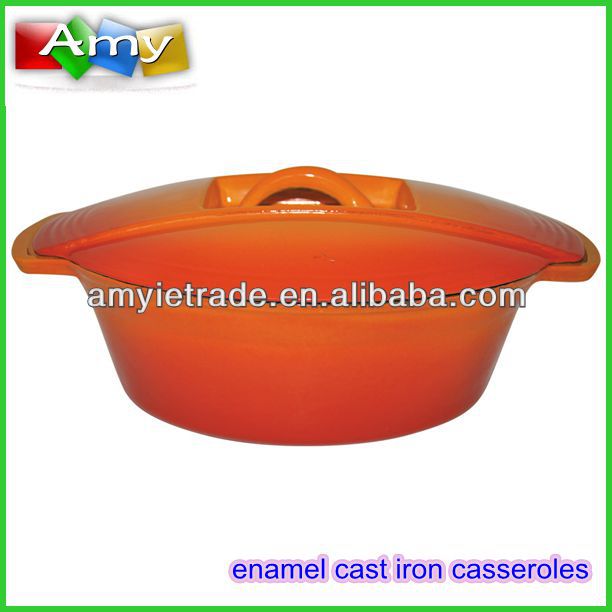 Quality Inspection for Clear Glass Cups - Enamel Cast Iron Casseroles,Enamel Cast Iron Cookware – Amy