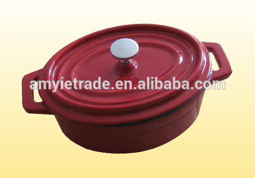 Reasonable price Cast Iron Enamel Cookware Sets Kitchenware - Enameled Oval Cast Iron Casserole,Cast Iron Cookware – Amy