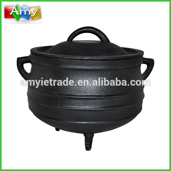 China Manufacturer for Pot Water Level Indicator - Three Legged Cast Iron Pots, Cast Iron Potjie Pot – Amy
