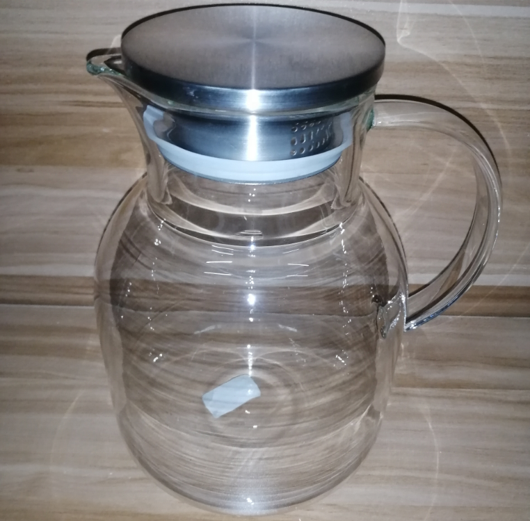 High Borosilicate Glass Water Kettle Hand-Made Glass Water Pitcher