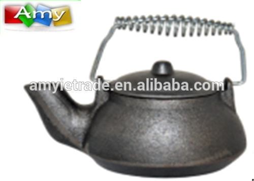 0.5QT Cast Iron Tea Pot, panelas de ferro fundido