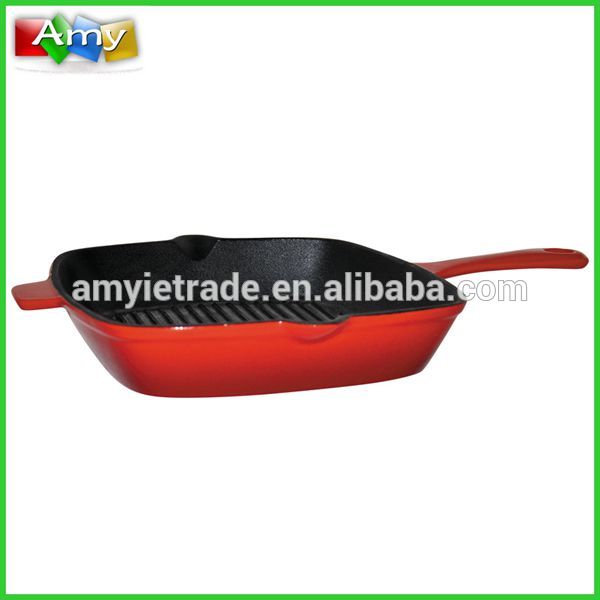 Chinese wholesale 3 Piece Enamel Cast Iron Frying Pan - Gas Stove Grill Pans, BBQ Grill Pan, Electrical Grill Pan – Amy