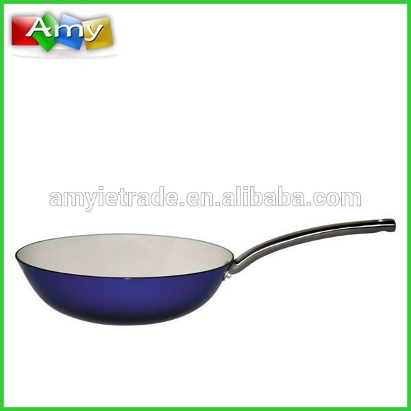 Reasonable price for 5pcs/set Nylon Kitchenware - Enamel Cast Iron Fry Pan – Amy