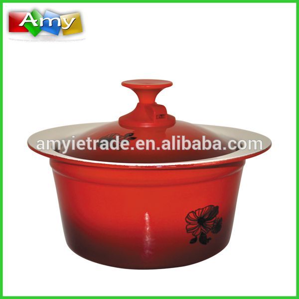 18 Years Factory 316 Stainless Steel Cookware - Red Enamel Casr Iron Korean Cookware – Amy