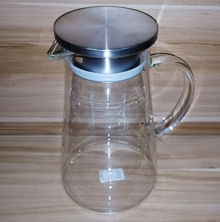 Special Price for Portable Grinder Mill - Drinking Glassware Glass Water Pot With Metal Lid – Amy