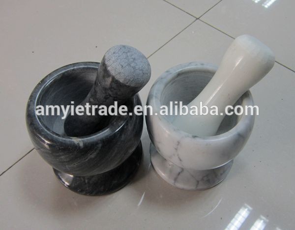 New Fashion Design for Pestle And Motar Wood Stone Marble Set - Popular Marble Mortar And Pestle – Amy