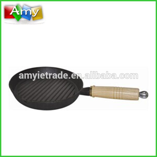 High Quality Real Kitchen Cookware - cast iron grill pan, cast iron fajita pans,cast iron cokware – Amy