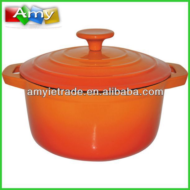 Big Discount Cast Iron Pan With Handle - Enamel Coated Cast Iron Cookware – Amy