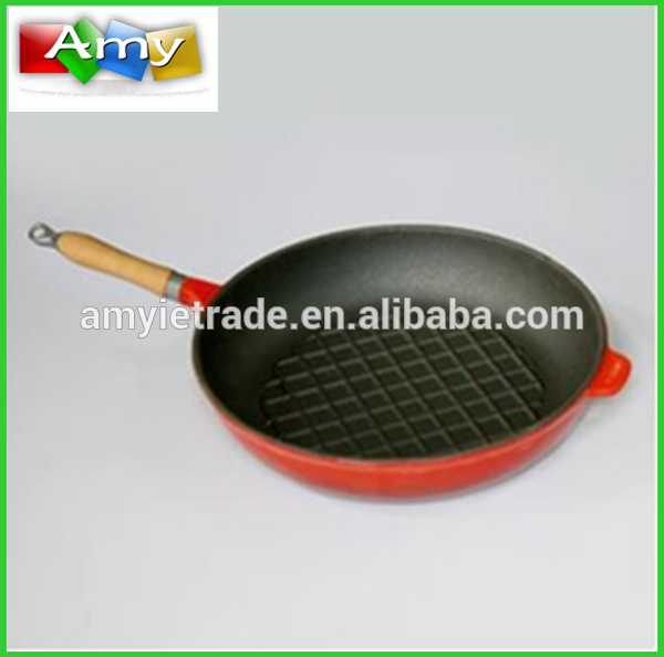 Factory directly Black Marquina Granite - Enamel Cast Iron Waffle Pan, Egg Waffle Pan, Cast Iron Grill Pan – Amy