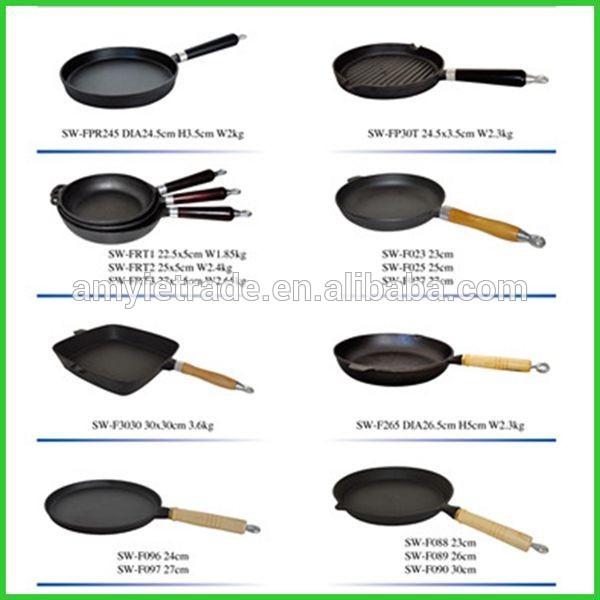 OEM Factory for Outdoor Sports Pack Bag - Cast Iron Cookware Wooden Handle, Cast Iron Skillet – Amy