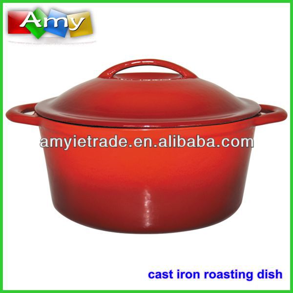 Factory Supply Color Cast Iron Cookware - Enameled Cast Iron Cookware Set, Non-stick Cookware Set – Amy