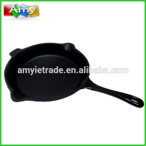 OEM Supply Marble Stone Mortar And Pestle Set - Round Cast Iron Pan, Cast Iron Cookware – Amy
