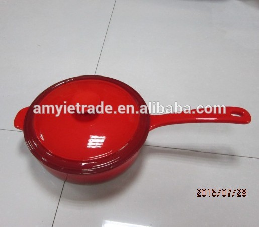 China Manufacturer for Glassware With Lid - Cast Iron Saucepan With Lid, Cast Iron Sauce Pan – Amy
