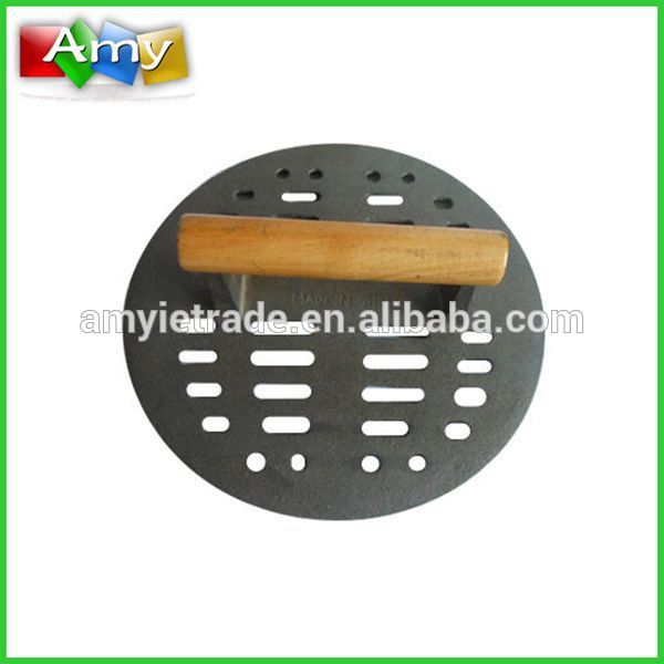 Wooden Handle Cast Iron Tortilla Press Featured Image