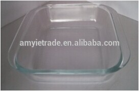 glass baking tray, glass baking dish