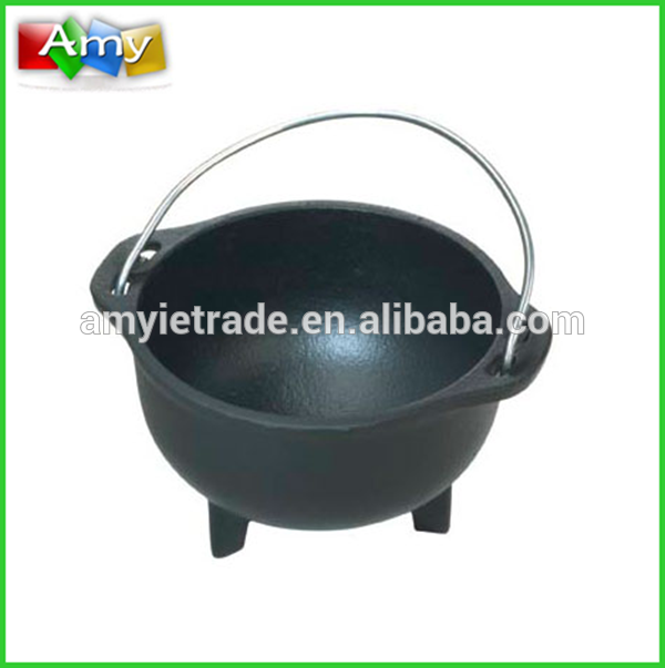 Manufacturer of Pre-seasoned Cast Iron Sizzling Pan - Three Legged Cast Iron Mini Pot & Cast Iron Cookware – Amy