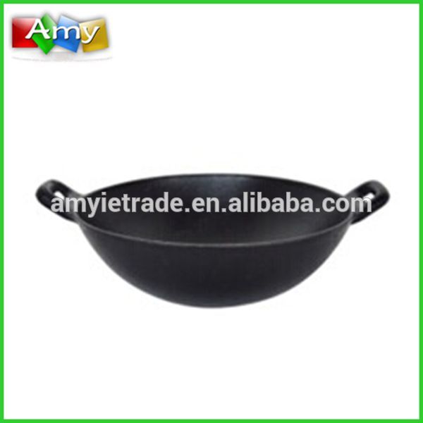 Factory selling Cast Iron Cookware Frying Pan - cast iron chinese wok – Amy