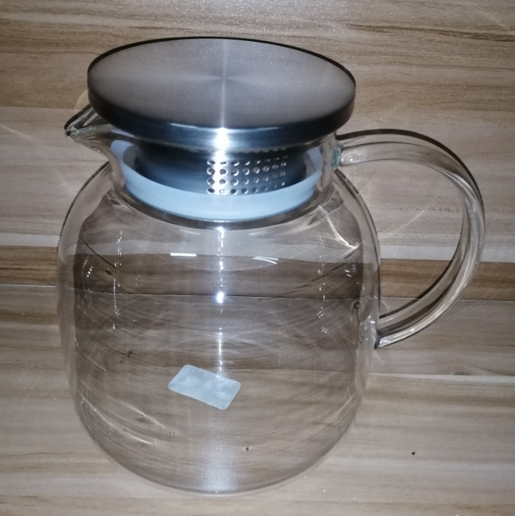 Hand-Made High Borosilicate Glass Water jug Glass Water Bottle Featured Image