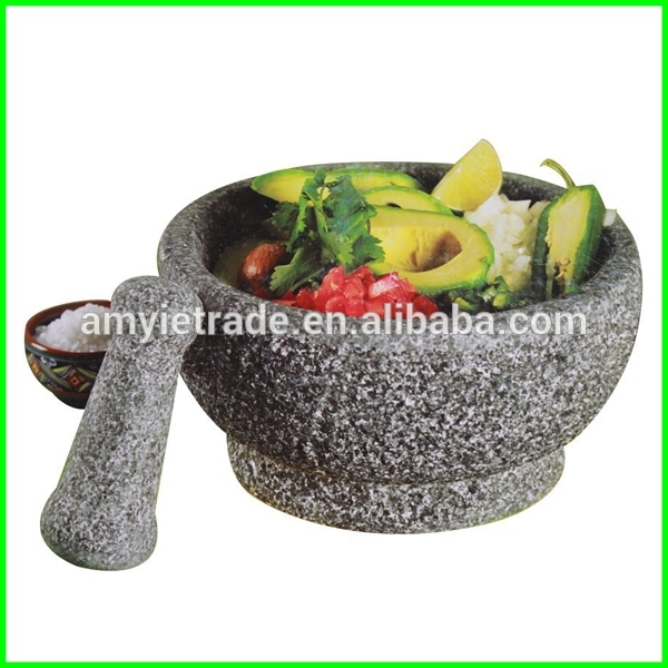 Manufacturing Companies for Stainless Steel Cups - Natural Stone Mortar and Pestle – 8.5 Inch By 4.5 Inch – Amy