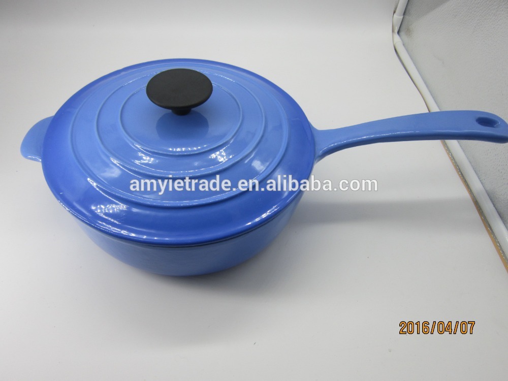 professional factory for New White Mini Mortar And Pestlewith 3 Legs - cast iron enamel casserole/cast iron cookware – Amy