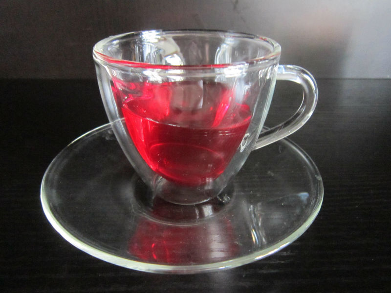 heart shaped tea cup set