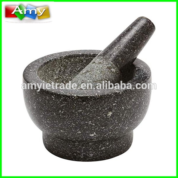 2017 China New Design 2 Handles Camping Kitchen Cookware - Granite Mortar And Pestle – Amy