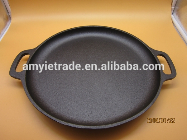 Professional China Forged Aluminum Casserole - Pre-seasoned Cast Iron Pizza Pan,Cast Iron Cookware – Amy