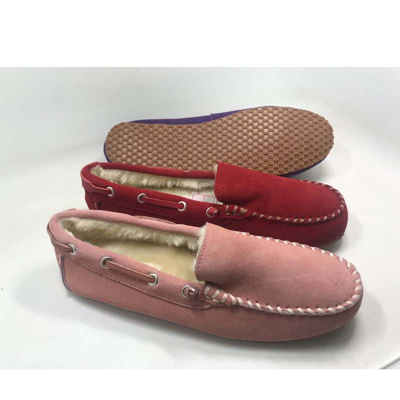 Hand Thread High Quality Cowsuede Venetian Slipper Comfort Footbed and Anti Flexible Outsole Indoor Shoes  (4)