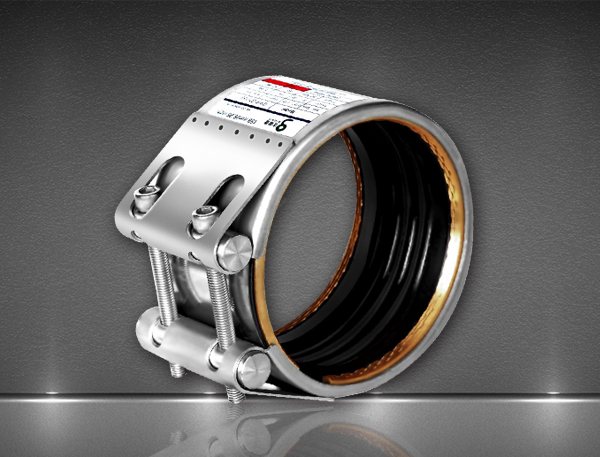 Axially restrained coupling with copper ring