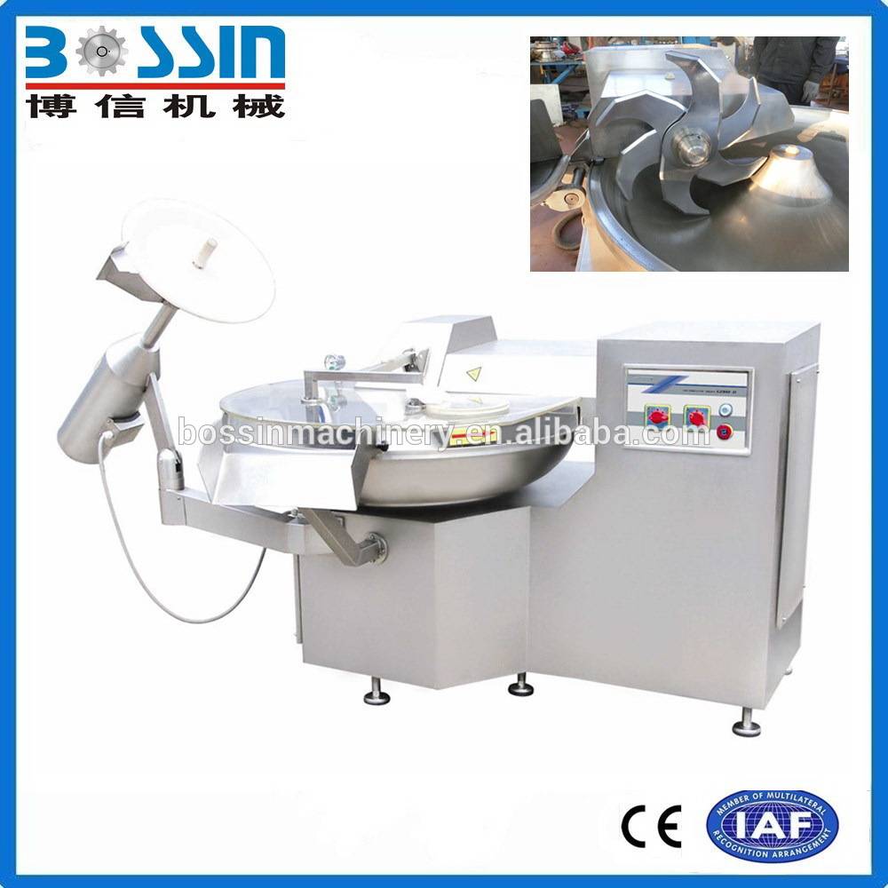 China low cost worldwide selling fresh meat bowl cutter with 6 knives