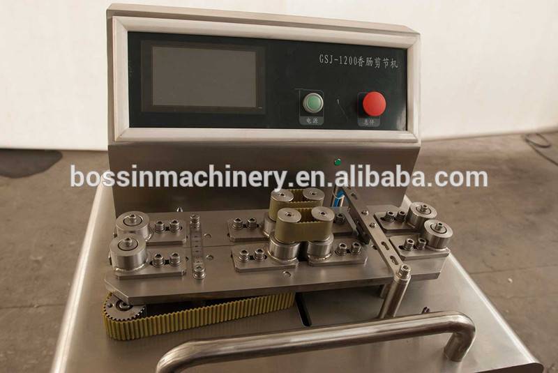 Commercial sausage cutter machine