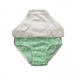 Best Price for Leak Proof Underwear - Graceful Color Soft Elastic Edging Seamless Kids Underwear – baishiqing