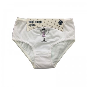 2020 Latest Design Men\’s Underwear - Colored Elegant Cotton Breathable Girls Brief For All Seasons – baishiqing