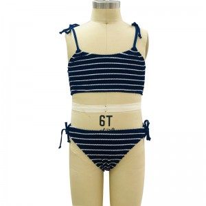 Two Pieces Young Girl Bikini Set Swimsuit Age From 2 To 12 Years Old