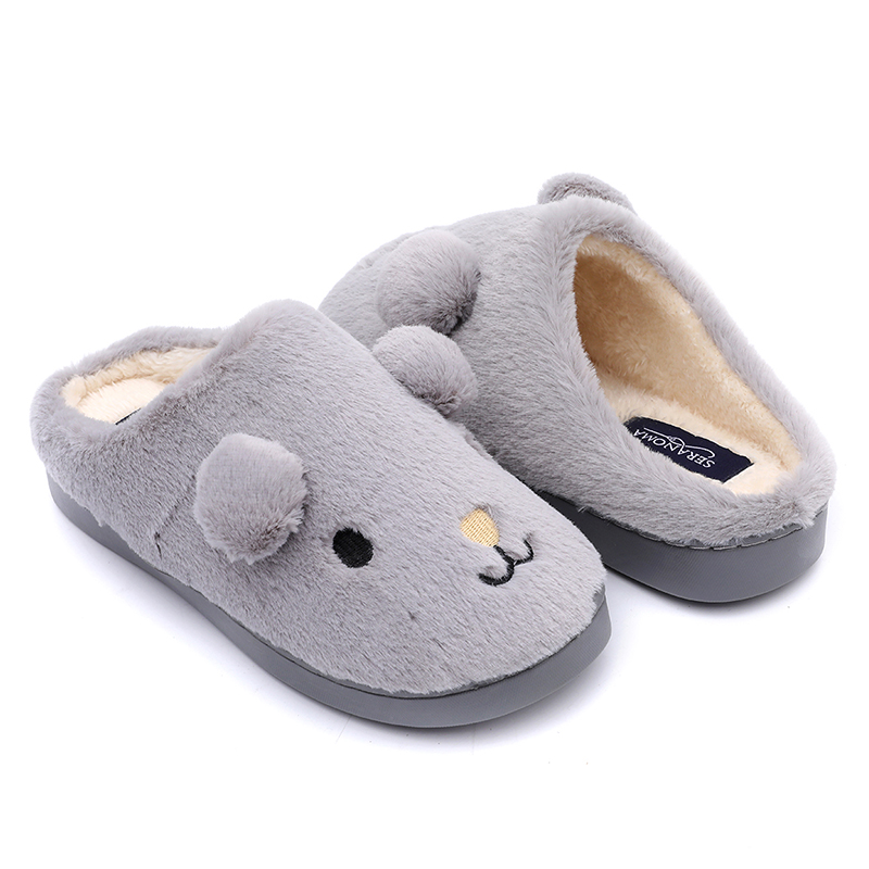 China Manufacturer of Girl Winter Slipper - Lovely home animal slippers ...