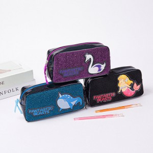 Cute Animal Canvas Cosmetic Pencil Bag Pen Case,Students Stationery Pouch Zipper Bag for School Supplies,Tools,Gadgets