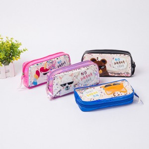Camei  Large Pencil Case Big Capacity Zipper Pens Pouch Pencil Bag Box,for Teen Girls Kids Office School Students Blue