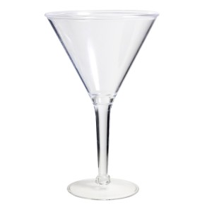 Factory Price For Double Layer Glass Coffee Cups - Plastic Martini Glass, Jumbo, Clear 32 oz – Charmlite